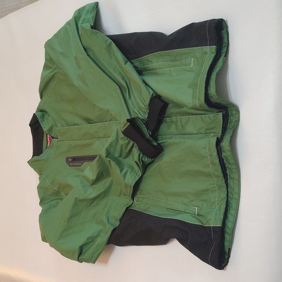 Sun Mountain Size XL Moonsoon Rain Jacket Green & Black Vacation Outdoors Hiking - Picture 11 of 11